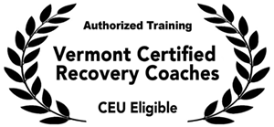 Vermont Certified REcovery Coach CEU Eligible logo